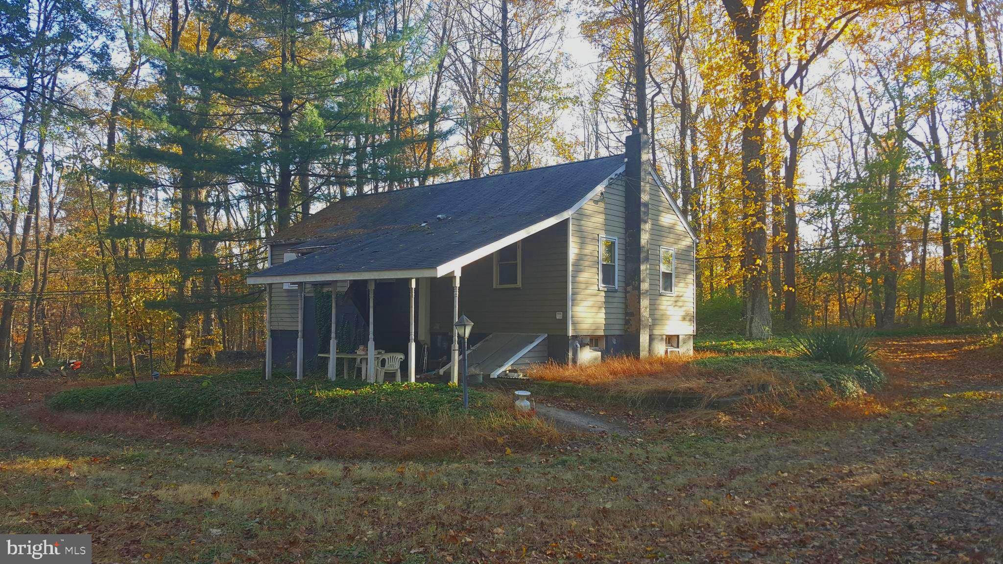Rear view of covered patio