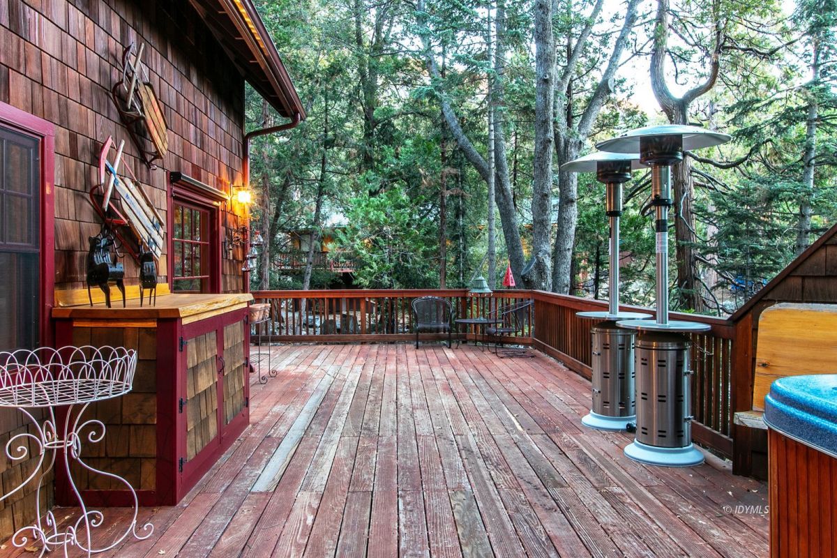 24715 Upper Rim Rock Road Idyllwild, CA 92549 - Photo 55 of 64 a view of deck with patio