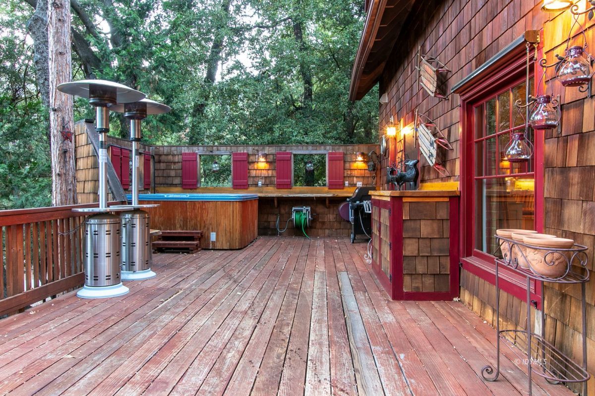 24715 Upper Rim Rock Road Idyllwild, CA 92549 - Photo 57 of 64 a view of roof deck with patio