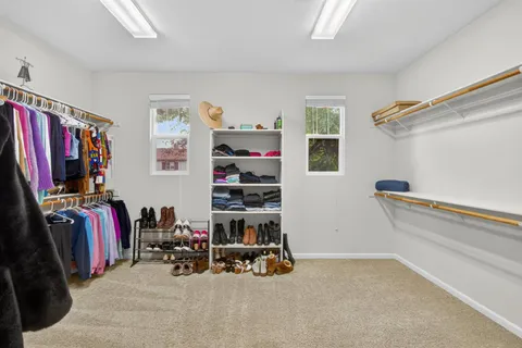 a view of a hallway with elevator