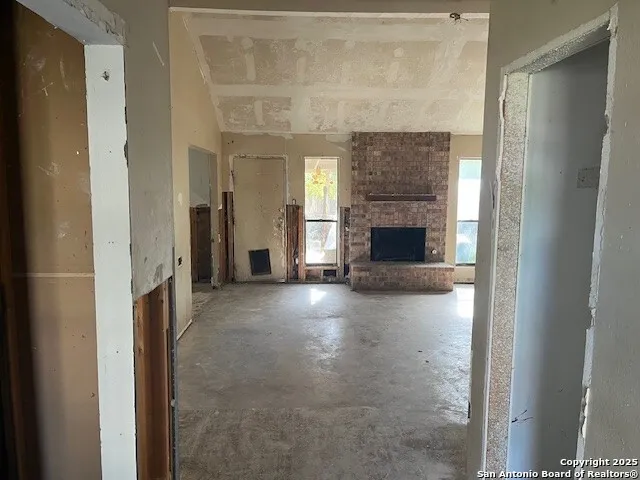 a close view of water heater room