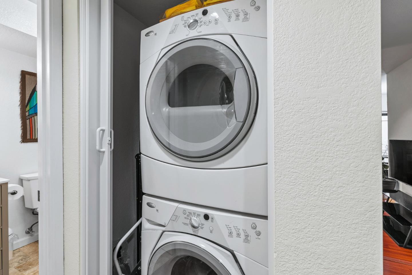 111 Bean Creek Road, Unit 115 Scotts Valley, CA 95066 - Photo 15 of 24 a close up view of a washer and dryer in a room
