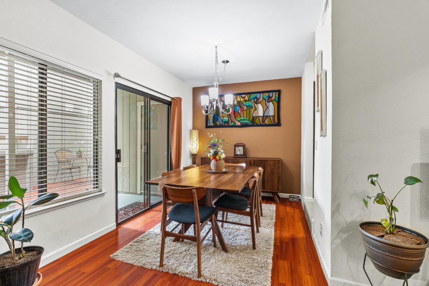 111 Bean Creek Road, Unit 115 Scotts Valley, CA 95066 - Photo 6 of 24 a view of a dining room with furniture window and wooden floor