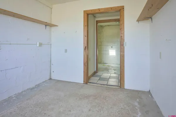 a view of an front door