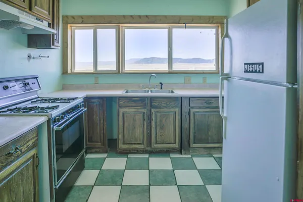 a view of a bathroom with a sink