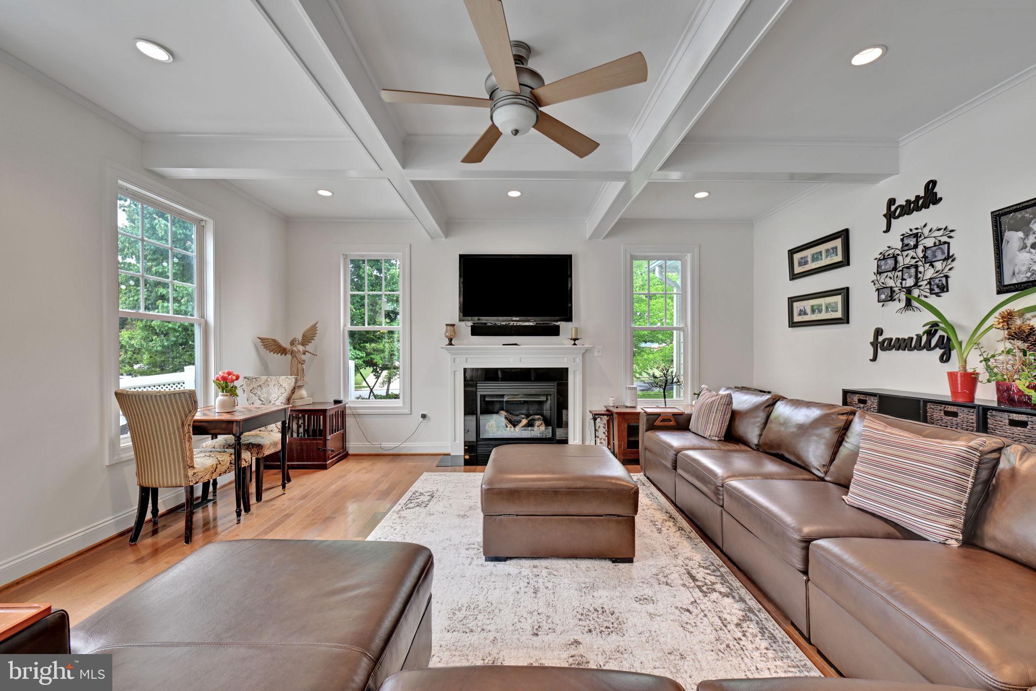 6200 Hanover Avenue Springfield, VA 22150 - Photo 30 of 87 Main Level Informal Seating - Gas Fireplace