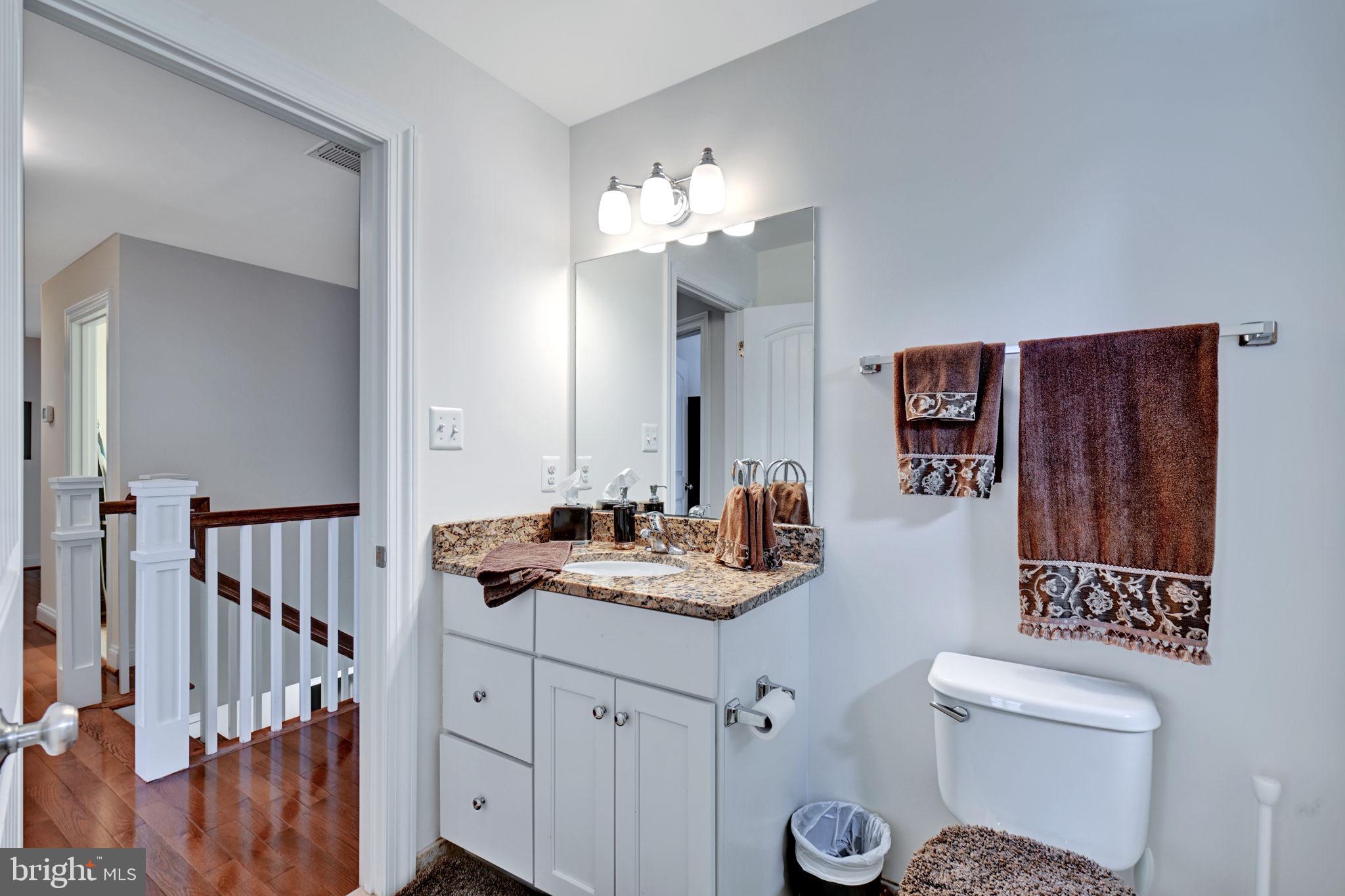6200 Hanover Avenue Springfield, VA 22150 - Photo 38 of 87 Hall Bathroom with Granite Countertop
