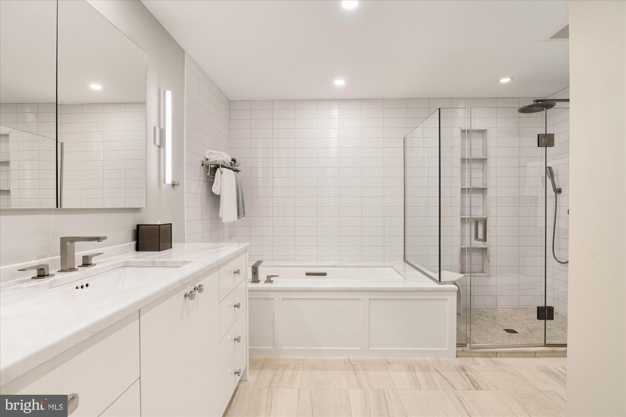 1045 31st Street Northwest, Unit 104 Washington, DC 20007 - Photo 37 of 47 Primary BA with heated floors