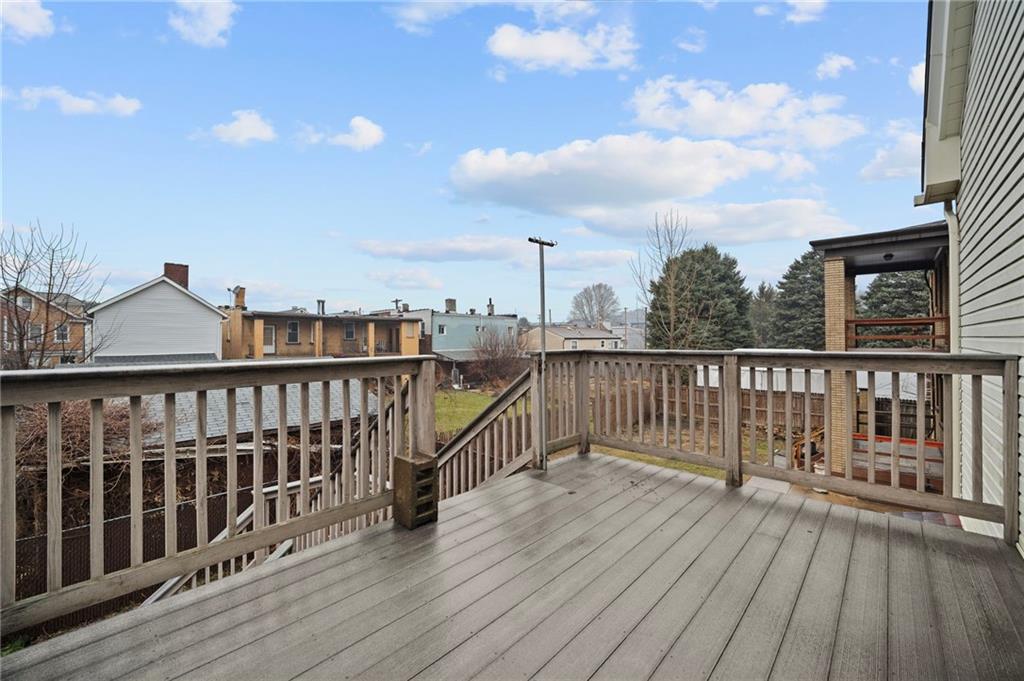 311 Catherine Street McKees Rocks, PA 15136 - Photo 33 of 41 a view of balcony with wooden floor