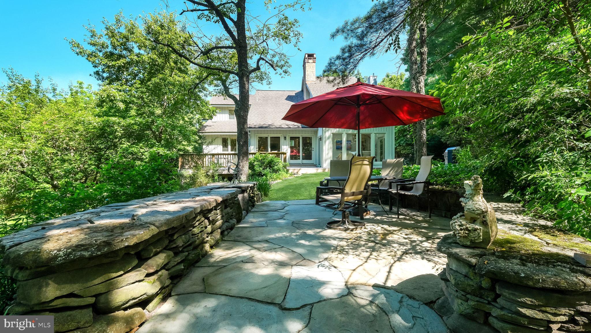 1099 Pebble Hill Road Furlong, PA 18925 - Photo 48 of 64 View from the Bluestone Patio
