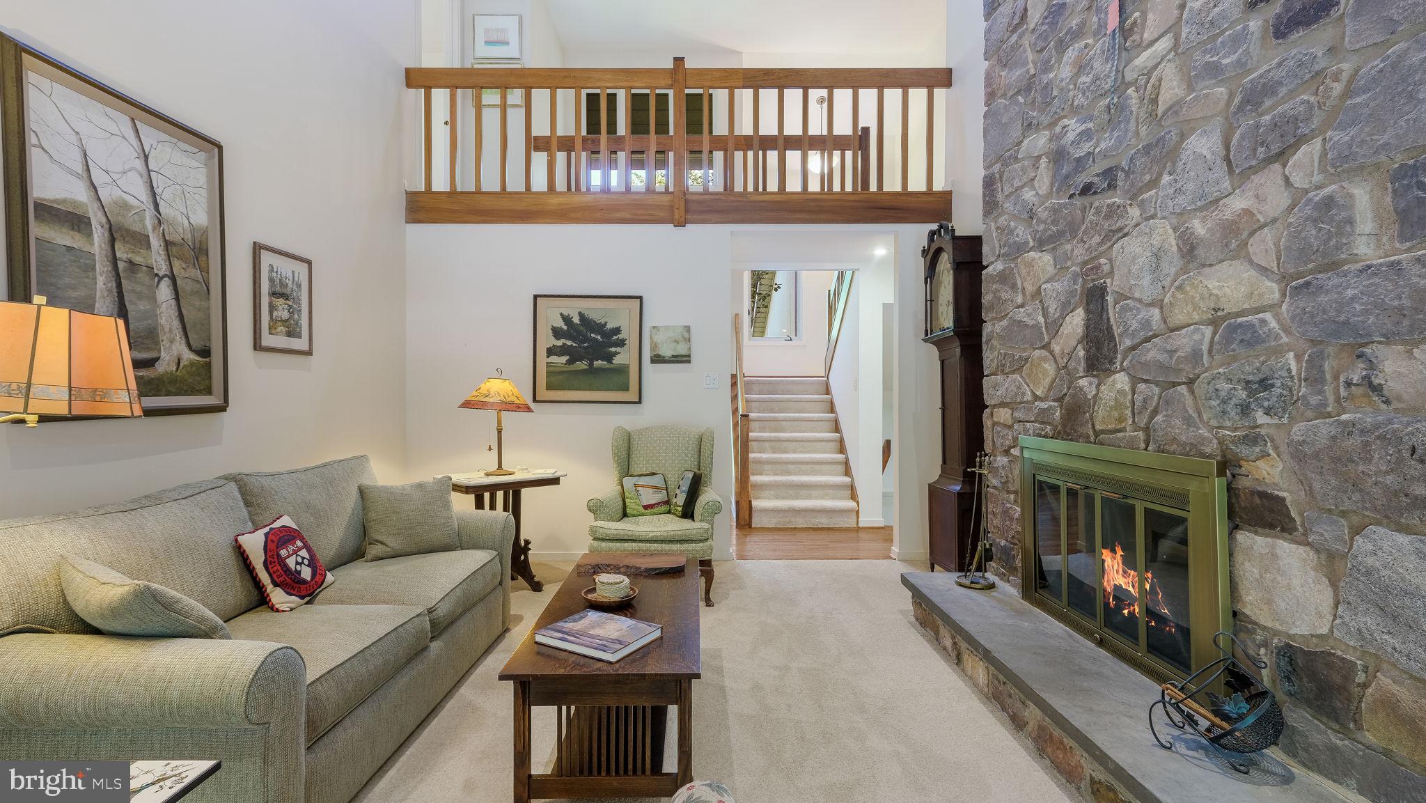 1099 Pebble Hill Road Furlong, PA 18925 - Photo 6 of 64 Living Room with Second Floor Overlook