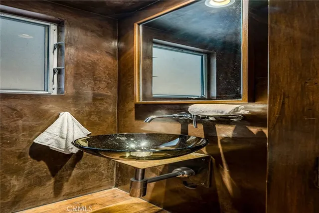 a car parked in garage