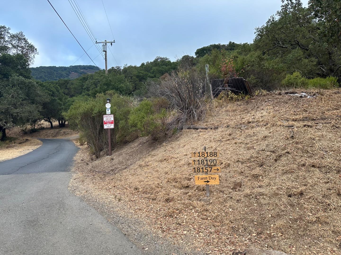 0 Wagner Road Los Gatos, CA 95030 - Photo 37 of 37 a view of a road with a yard