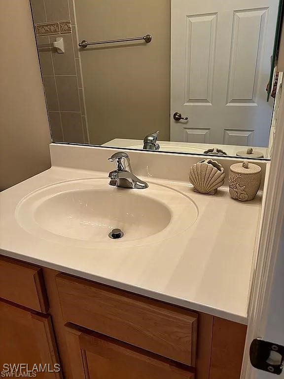 17619 Brickstone Loop Fort Myers, FL 33967 - Photo 28 of 38 a bathroom with a sink and a mirror