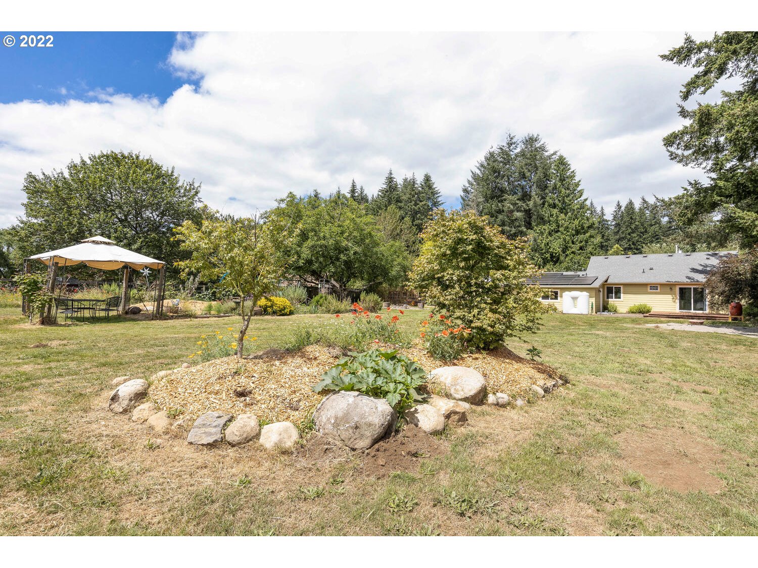 41584 Southeast Thomas Road Sandy, OR 97055 - Photo 23 of 32 a view of a yard with an outdoor space