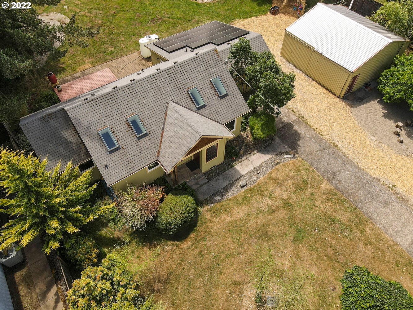 41584 Southeast Thomas Road Sandy, OR 97055 - Photo 32 of 32 an aerial view of a house with a yard
