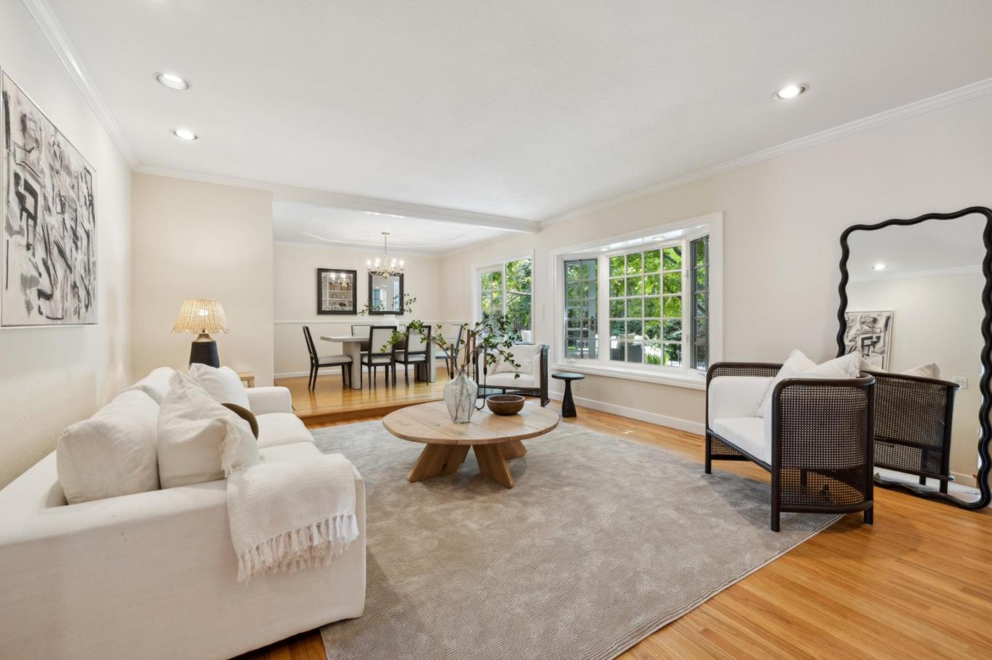 116 Vallecitos Way Los Gatos, CA 95032 - Photo 12 of 66 a living room with furniture and a wooden floor