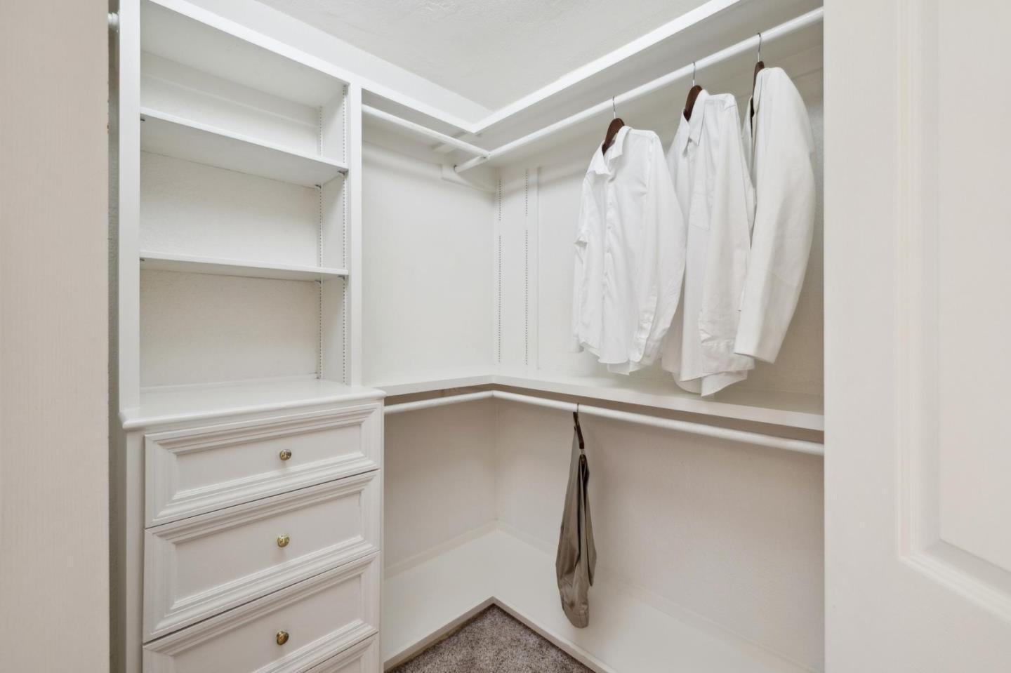 116 Vallecitos Way Los Gatos, CA 95032 - Photo 33 of 66 a close view of walk in closet