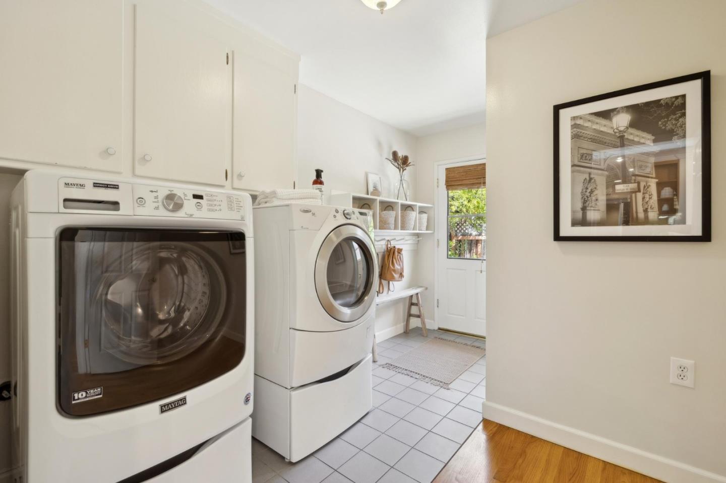 116 Vallecitos Way Los Gatos, CA 95032 - Photo 45 of 66 a utility room with dryer and washer