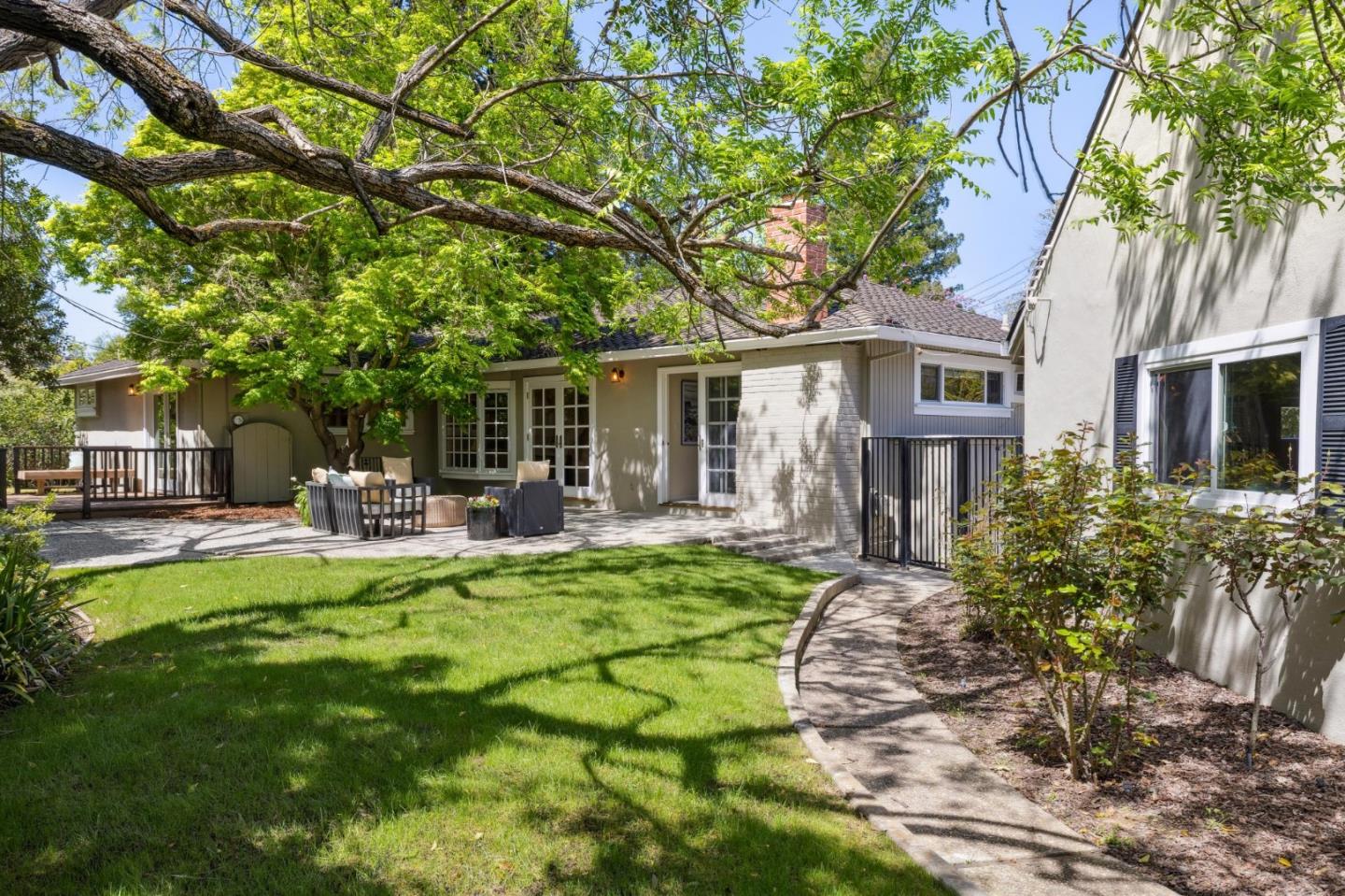 116 Vallecitos Way Los Gatos, CA 95032 - Photo 49 of 66 a view of a house with backyard sitting area and garden