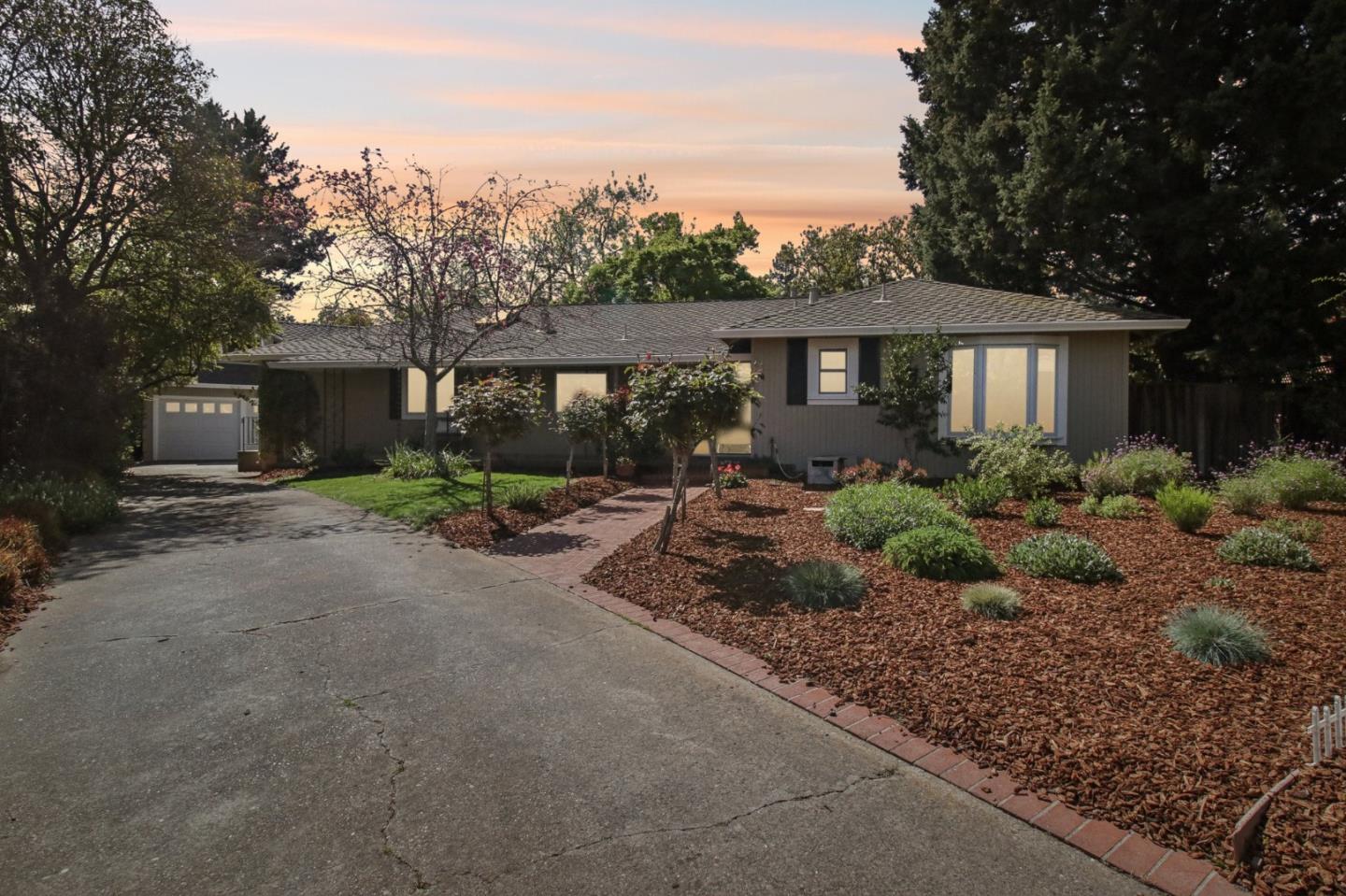 116 Vallecitos Way Los Gatos, CA 95032 - Photo 64 of 66 a view of a house with a garden
