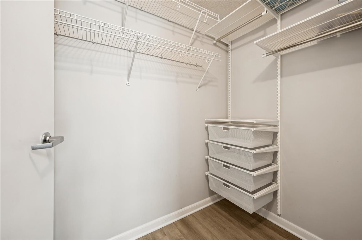 800 Elgin Road, Unit 1013 Evanston, IL 60201 - Photo 16 of 25 a view of a room with racks on the wall