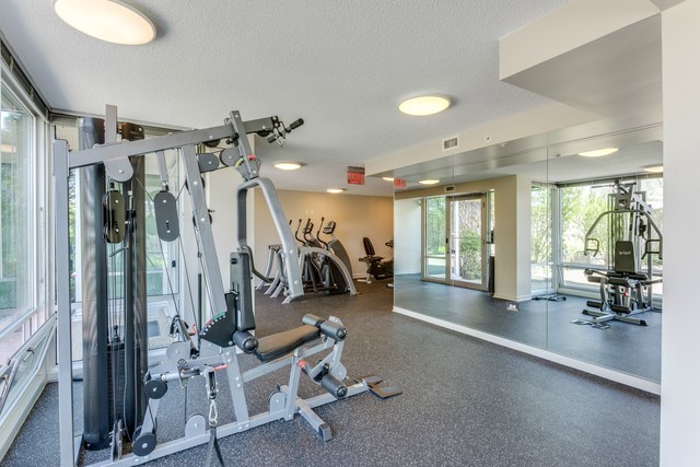 800 Elgin Road, Unit 1013 Evanston, IL 60201 - Photo 23 of 25 a view of a room with gym equipment