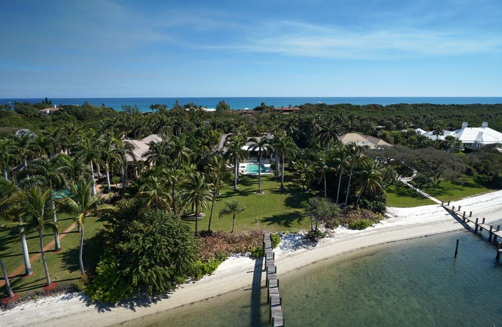 524 South Beach Road Hobe Sound, FL 33455 - Photo 1 of 24 Aerial