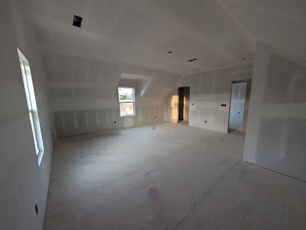 a view of livingroom and hallway