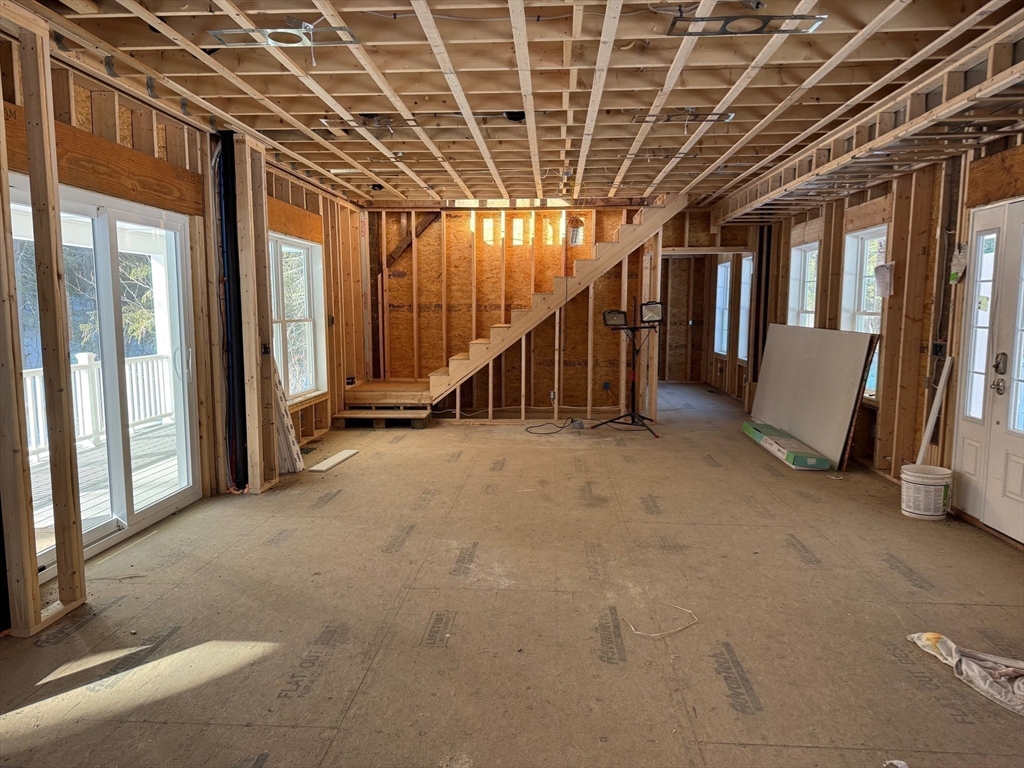 60 Keets Brook Road Bernardston, MA 01337 - Photo 13 of 29 a view of an empty room with stairs