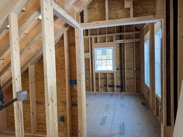 60 Keets Brook Road Bernardston, MA 01337 - Photo 25 of 29 a view of a porch with wooden floor and stairs