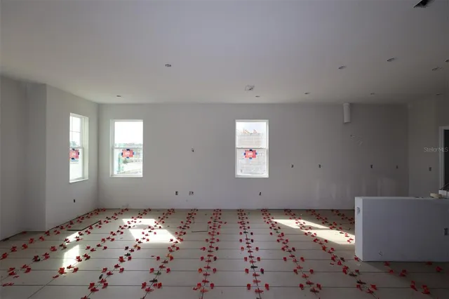 wooden floor in an empty room