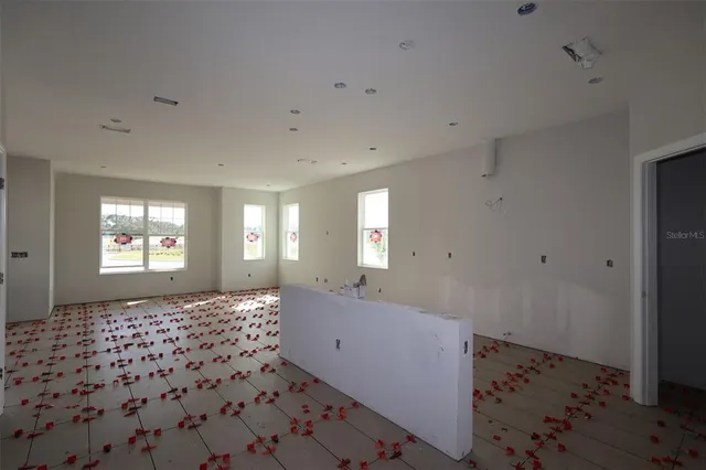 a view of an empty room