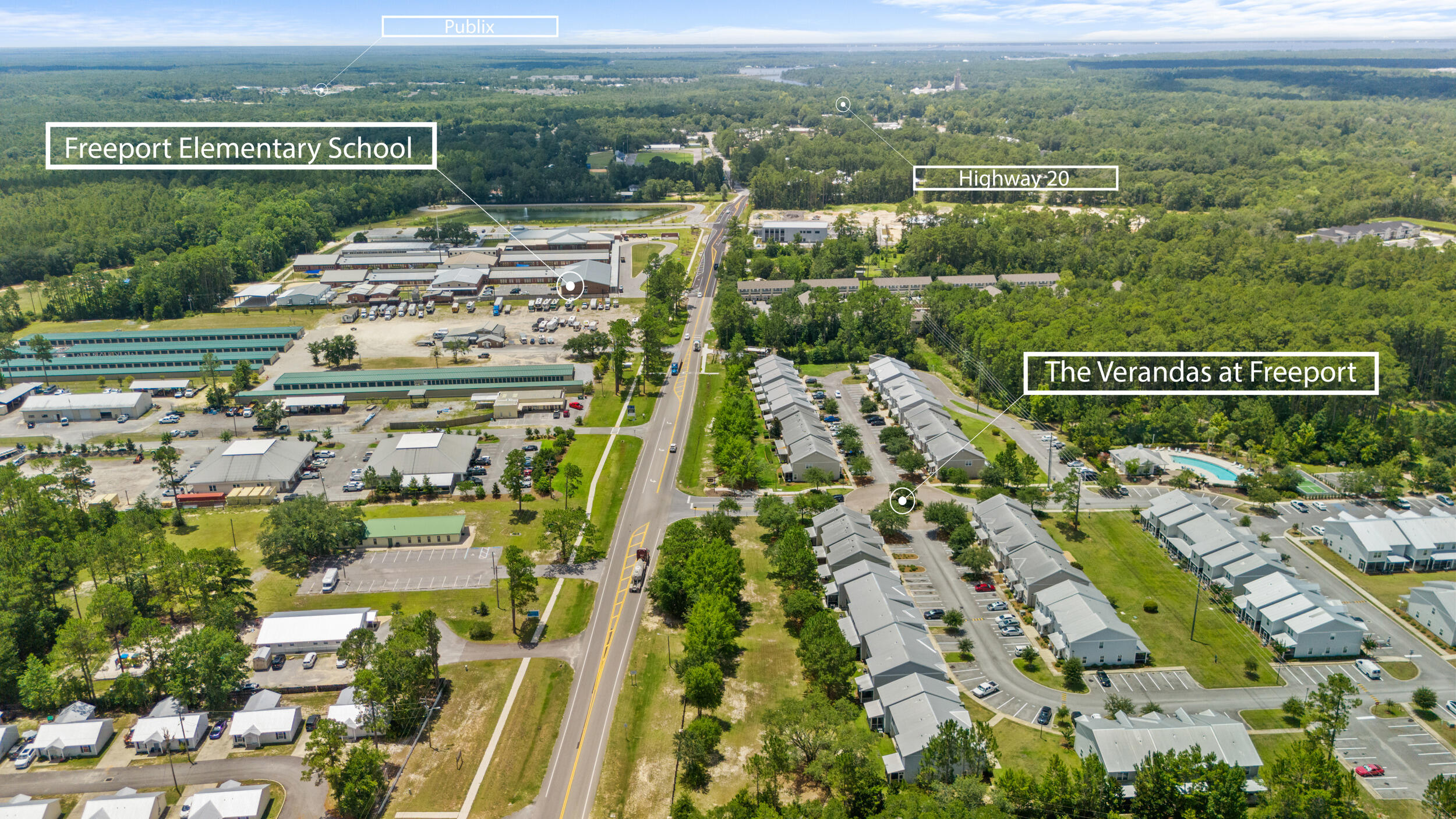 280 Date Palm Lane Freeport, FL 32439 - Photo 31 of 39 Aerial View