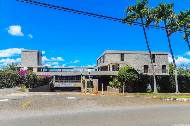 a view of a house with a street
