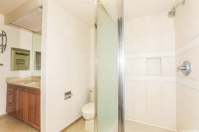 a view of a hallway with washer and dryer