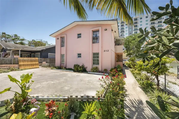 a view of a house with a patio