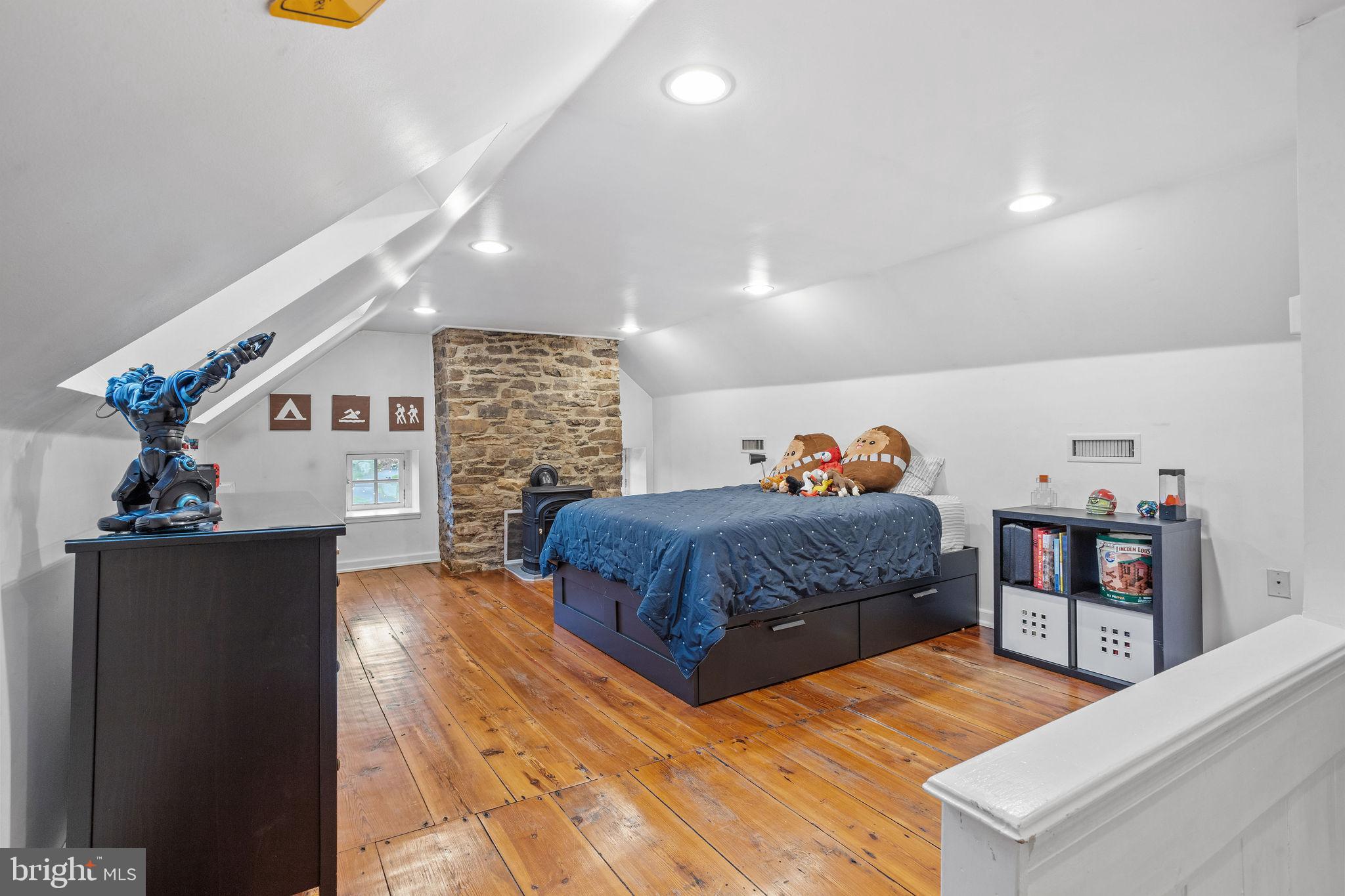 1721 Powderhorn Road Newtown, PA 18940 - Photo 33 of 65 Bedroom #3 w/freestanding gas fireplace, 3rd floor