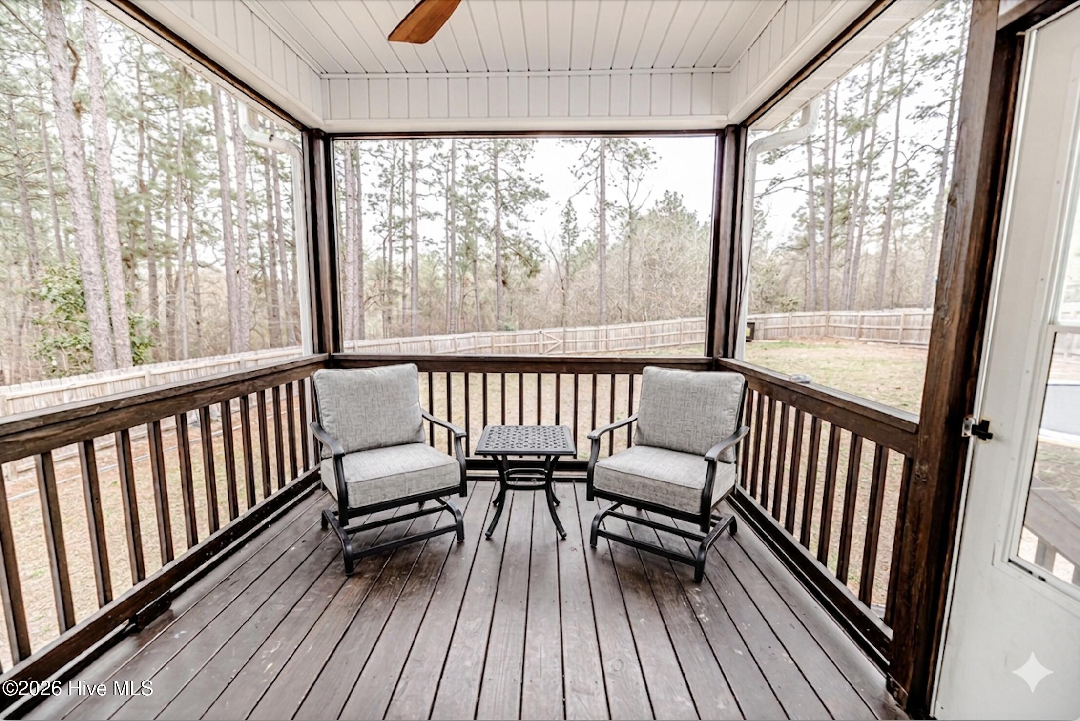 125 Love Grove Church Road West End, NC 27376 - Photo 22 of 26 Back screened in porch off of living room