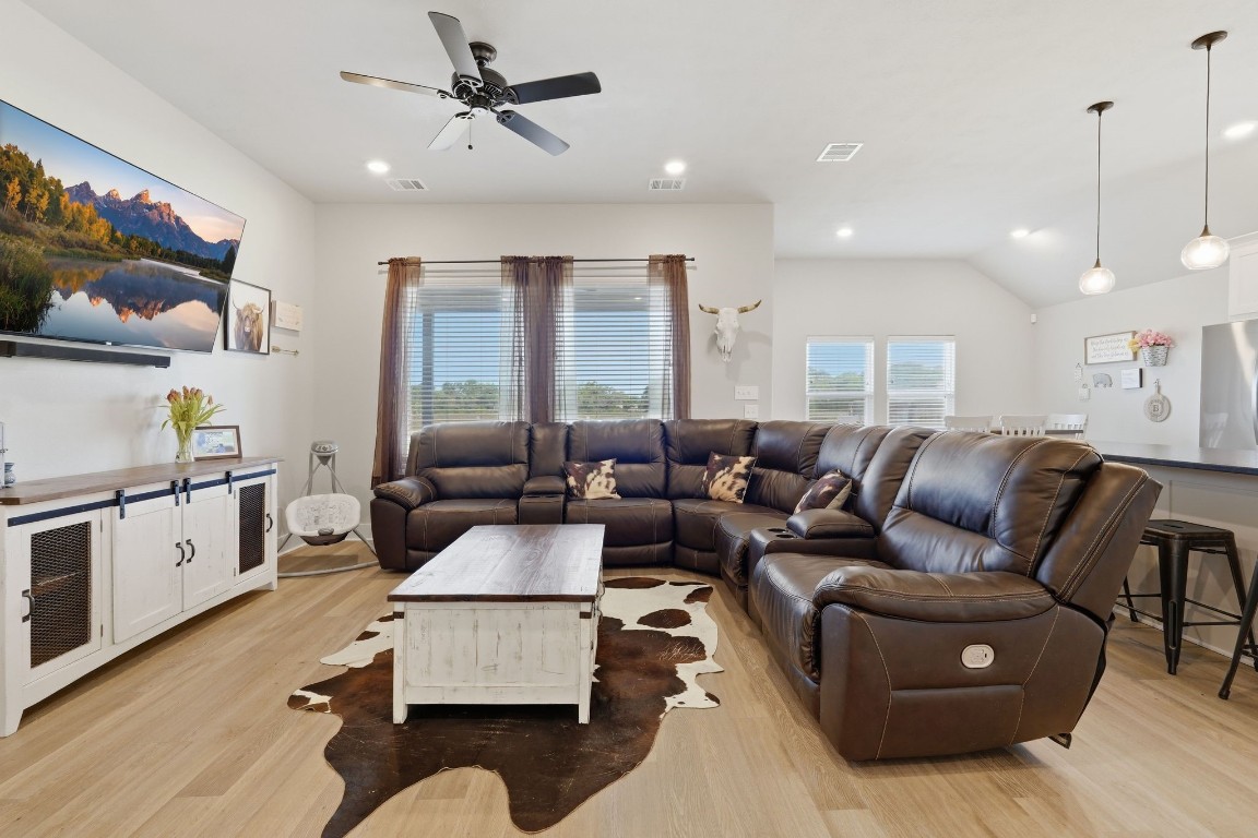 173 Brazos Bend Snook, TX 77879 - Photo 11 of 41 a living room with furniture and a large window