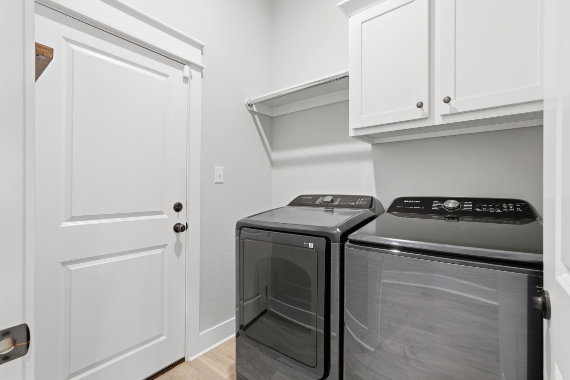 173 Brazos Bend Snook, TX 77879 - Photo 33 of 41 a utility room with dryer and washer