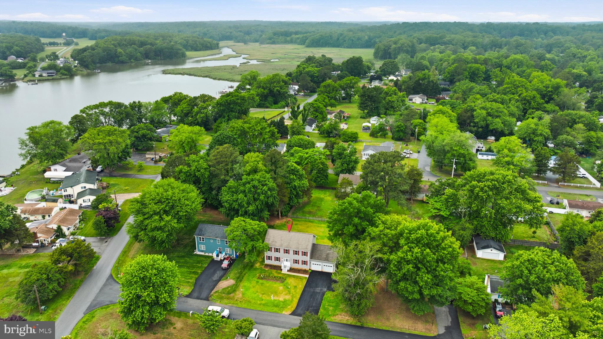 29725 Bruce Road Mechanicsville, MD 20659 - Photo 7 of 79 an aerial view of lake residential house with outdoor space and trees around