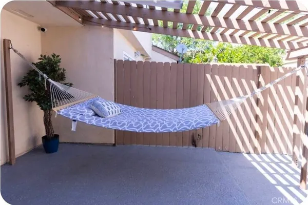 a utility room with closet and window