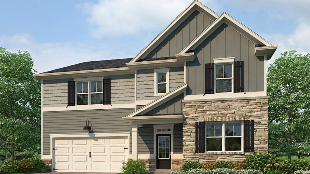 4285 Merrigold Way Fairburn, GA 30213 - Photo 1 of 1 a front view of a house with a yard