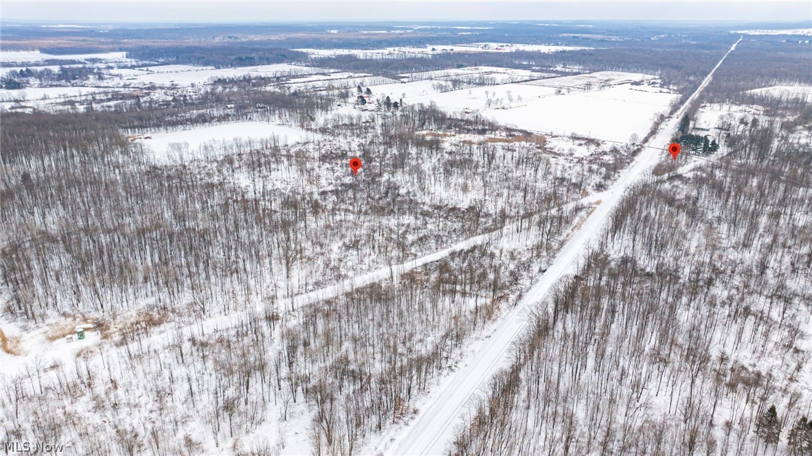 2831 South Denmark Road Jefferson, OH 44047 - Photo 15 of 18 View of snowy aerial view
