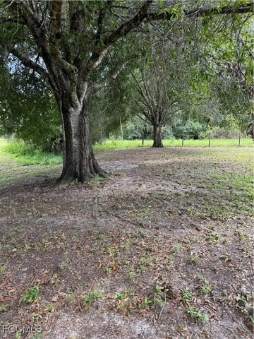 a view of outdoor space with tree s