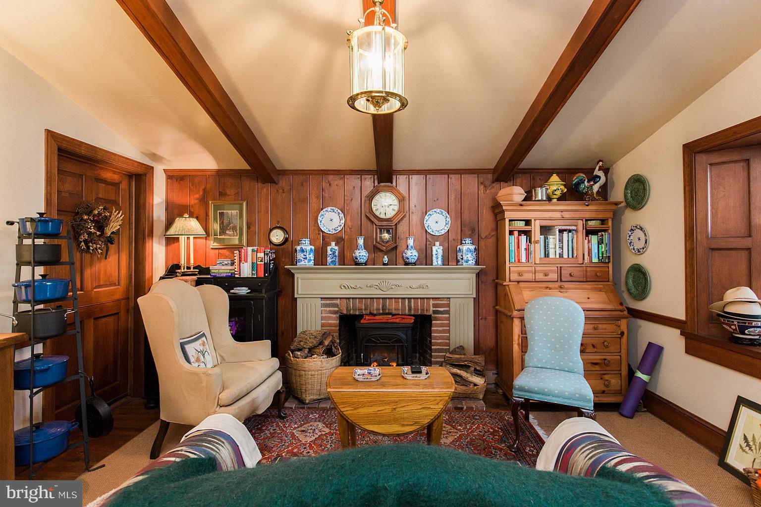 41 Hess Boulevard Lancaster, PA 17601 - Photo 26 of 63 a living room with furniture a flat screen tv and a fireplace