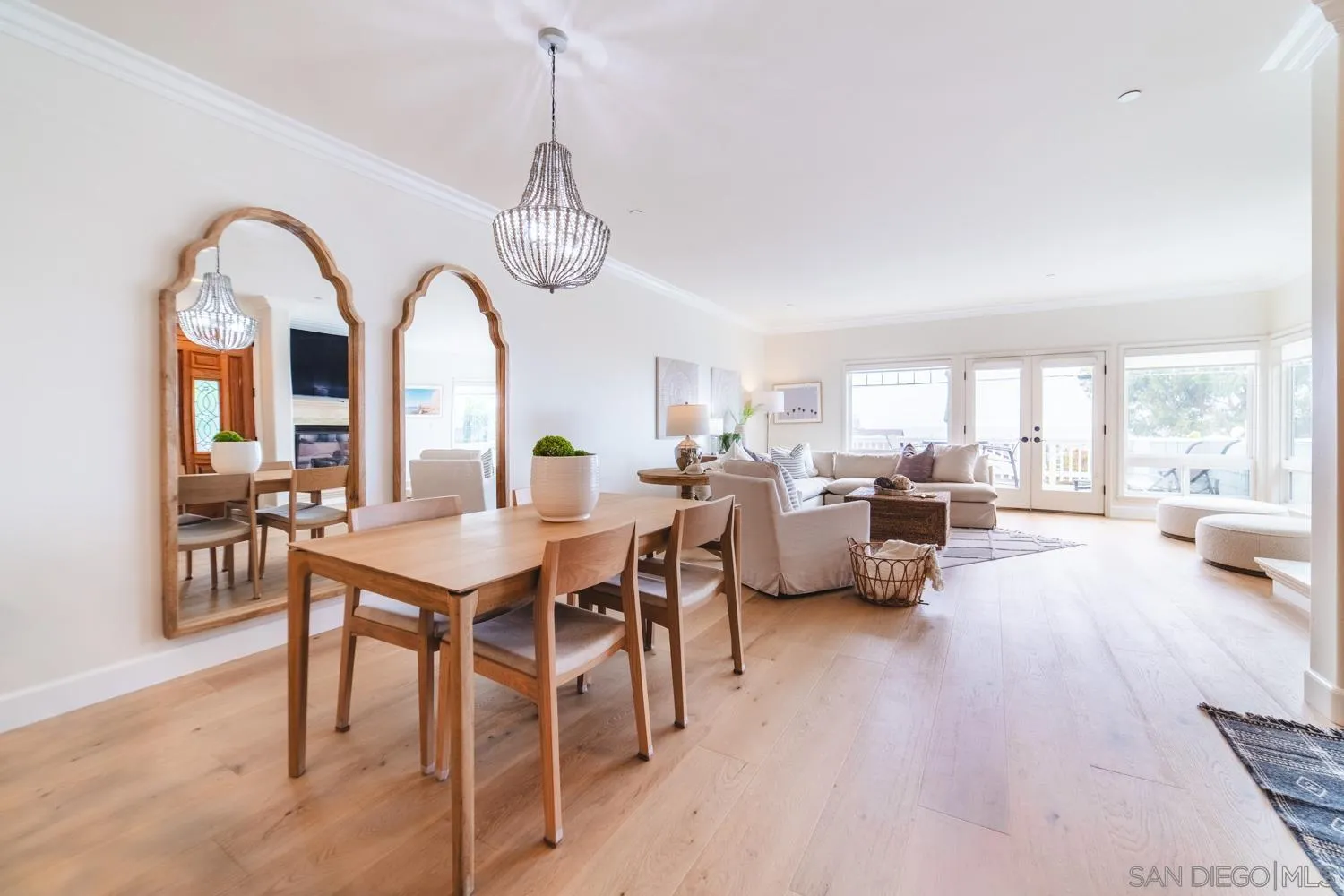 742 Cornish Drive Encinitas, CA 92024 - Photo 5 of 30 a view of a dining room with furniture window and wooden floor