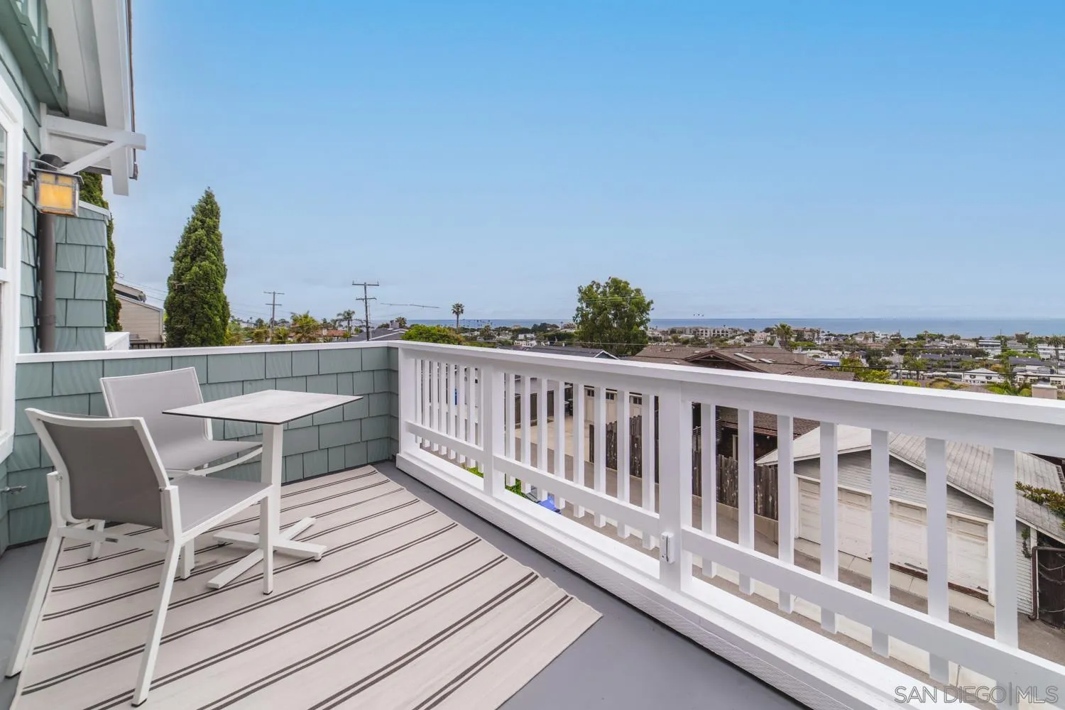 742 Cornish Drive Encinitas, CA 92024 - Photo 7 of 30 a view of balcony with two chairs and wooden floor