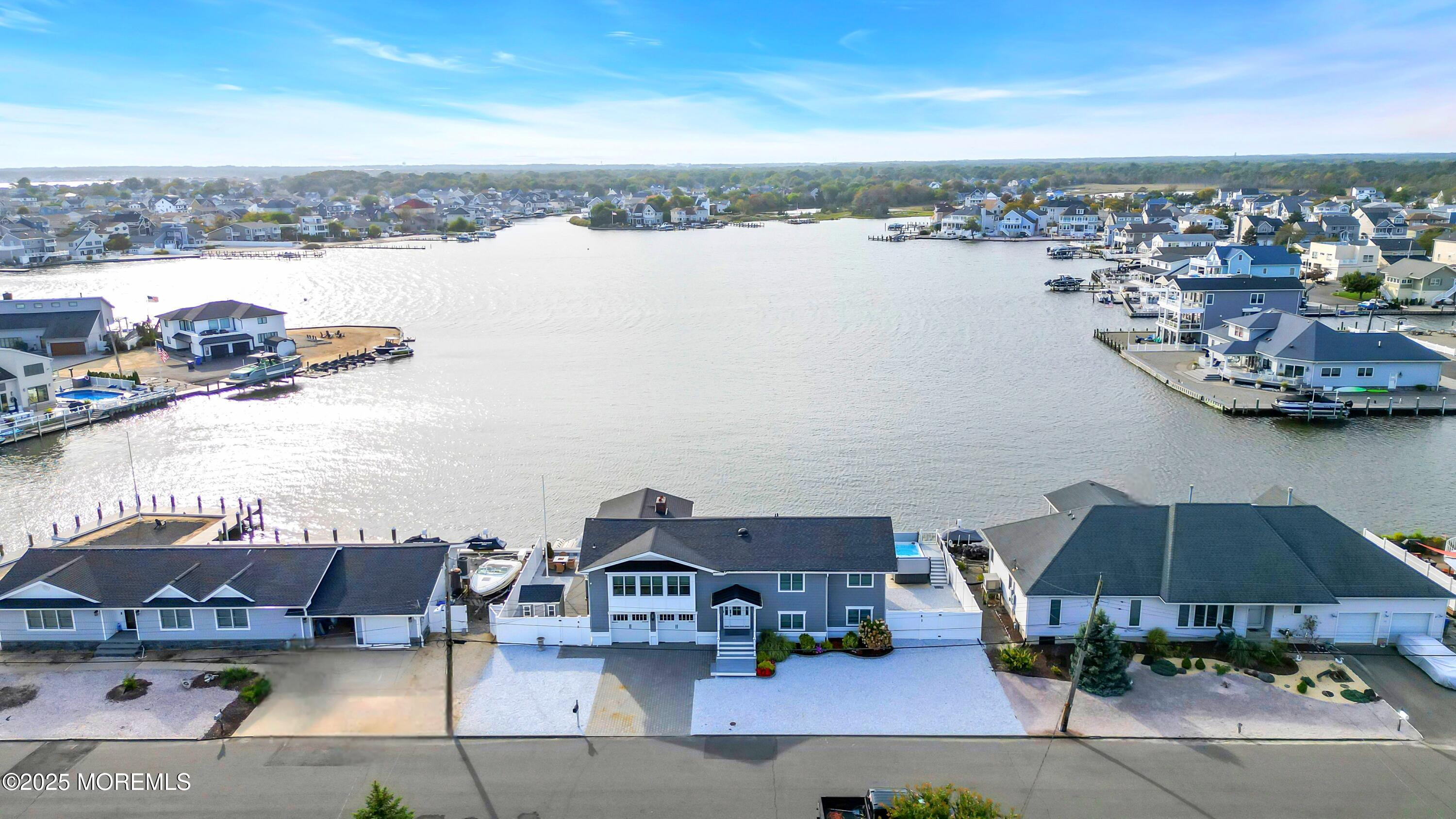 8 Channel Road Toms River, NJ 08753 - Photo 3 of 60 an aerial view of a house with lake view